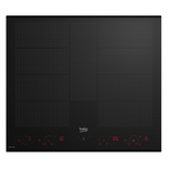 Beko Flexy Induction 60cm Built-In Cooktop with Luminous Control Black BCT604IG