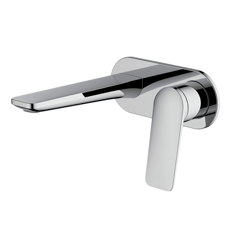 Abey Vela Wall Bath/Basin Spout Set 165mm Chrome 7B-WS165