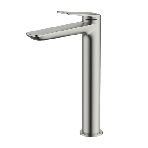 Abey Vela High Basin Mixer Brushed Nickel 7B2-BN