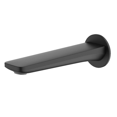 Abey Vela Wall Spout 165mm Black 7S-C165-B