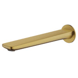 Abey Vela Wall Spout 220mm Brushed Brass 7S-C220-BB