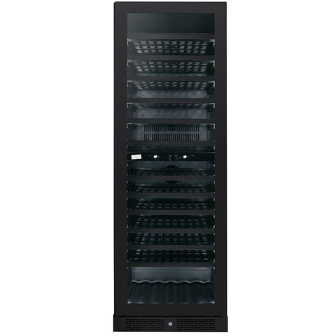 Artusi Dual Zone Wine Cooler 125 Bottle Reversable Door Matte Black AWC154BV