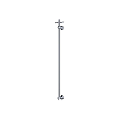 Fienza Lillian Vertical Heated Towel Rail 1000mm w/ Optional Hook Chrome 8101000