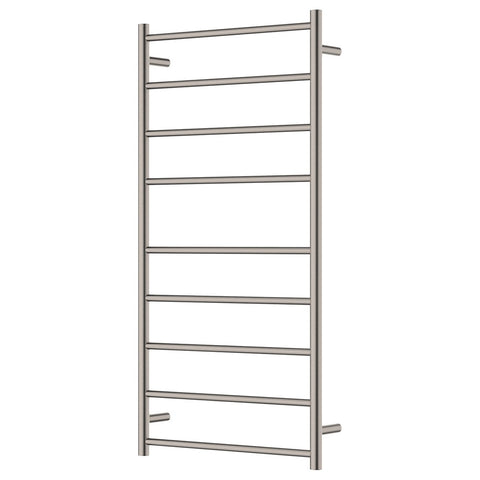 Fienza Isabella Heated Towel Rail 1200mm (9 Bars) Brushed Nickel 82760120BN-X