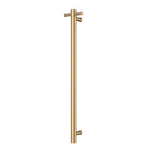 Fienza Isabella Vertical Heated Towel Rail 100 x 900mm Urban Brass 827900UB