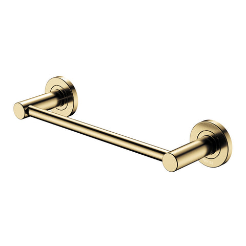 Fienza Kaya Single Hand Towel Rail 300mm Urban Brass 8280130UB