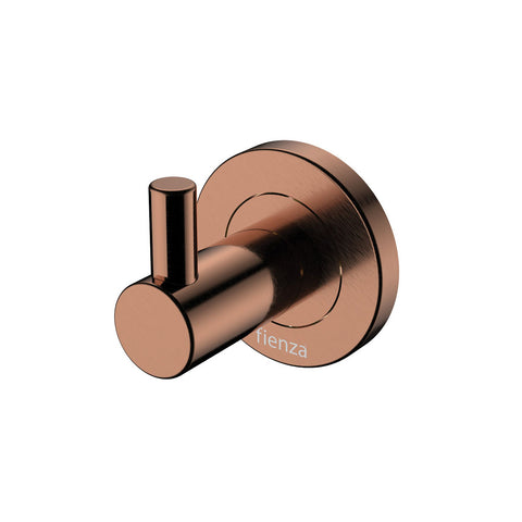 Fienza Kaya Single Robe Hook Brushed Copper 82804CO