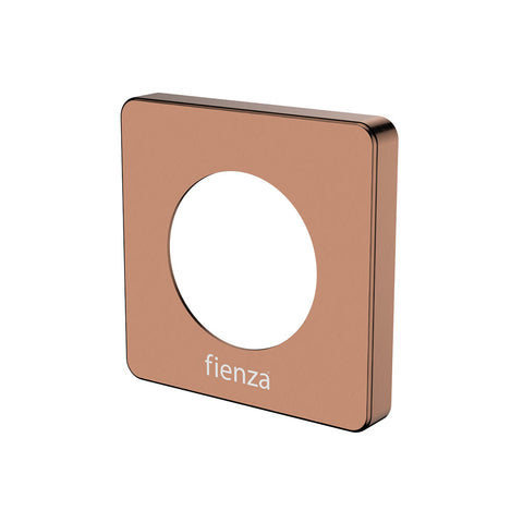 Fienza Sansa Soft Square Cover Plate Brushed Copper 82811CO