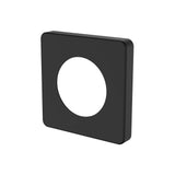 Fienza Sansa Soft Square Cover Plate Matte Black 82811MB