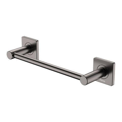 Fienza Sansa Single Towel Rail 300mm Gunmetal 8320130GM