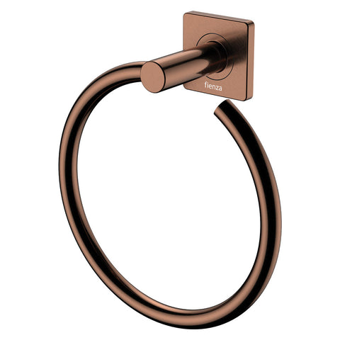 Fienza Sansa Towel Ring Brushed Copper 83202CO