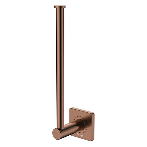 Fienza Sansa Dual Purpose Towel Rail Roll Holder Brushed Copper 83205CO