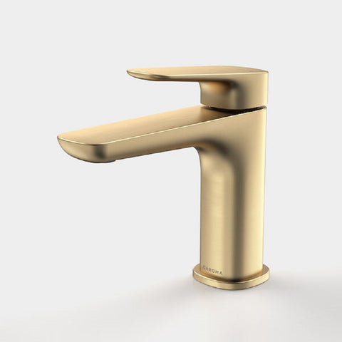 Caroma Contura II Basin Mixer Brushed Brass 849050BB6AF