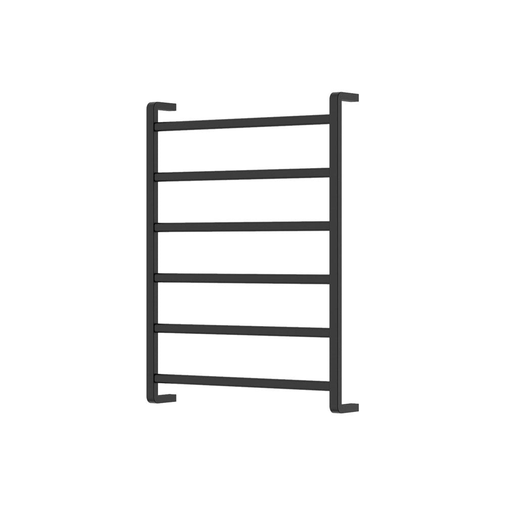 Fienza Tono Heated Towel Rail (6 Bars) 600mm Matte Black 8516080MB