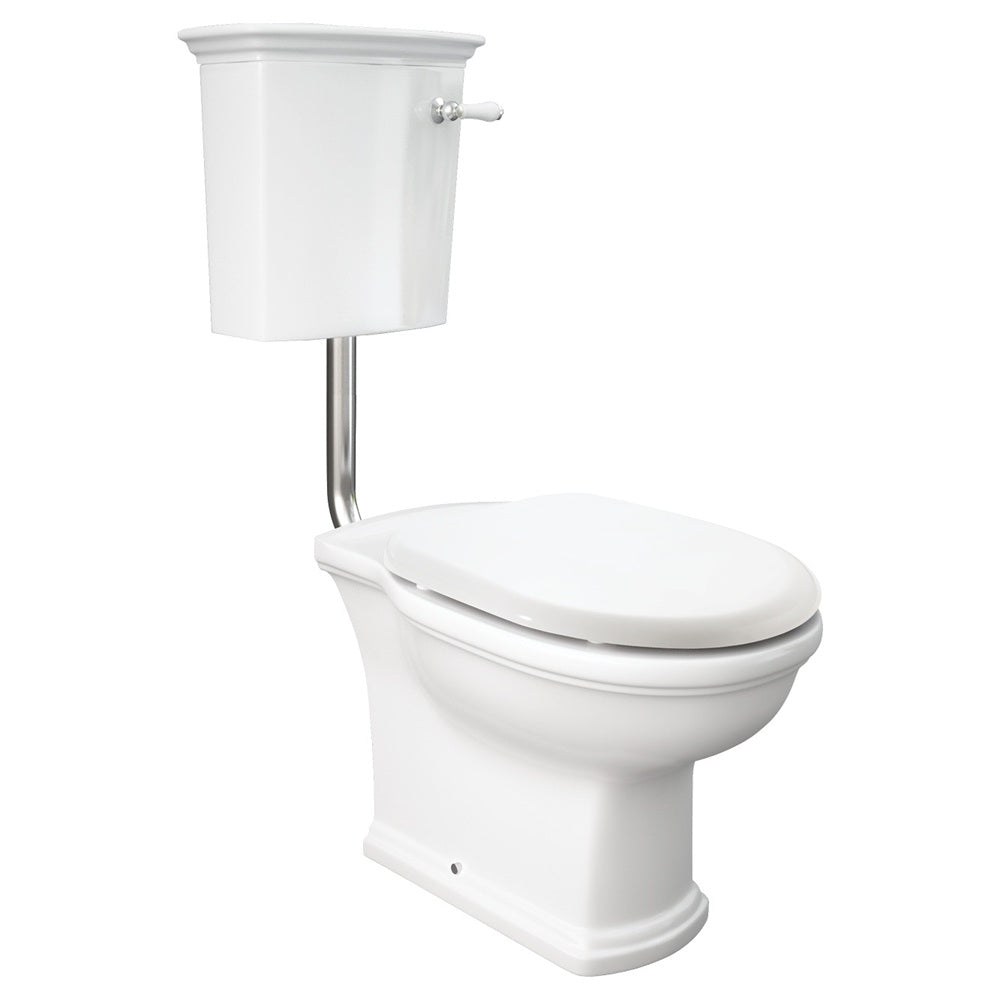 Fienza Washington Toilet Suite P Trap Gloss White 870630W