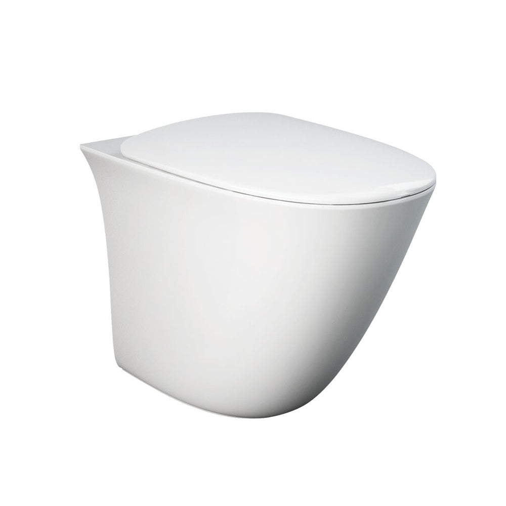Fienza Sensation Wall Faced Pan & Seat Only (S Trap) White 880026WA