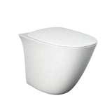 Fienza Sensation Wall Faced Toilet Suite No Button P Trap w/ Geberit Sigma Cistern Gloss White 887526W
