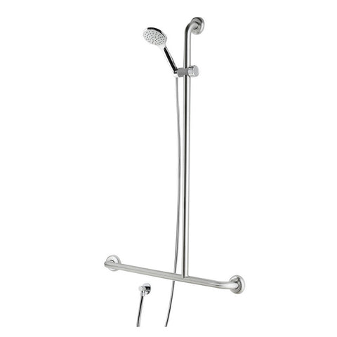 Argent Metro Advantage Inverted T Rail Shower Set 32mm Right Hand Chrome 88829TRHB