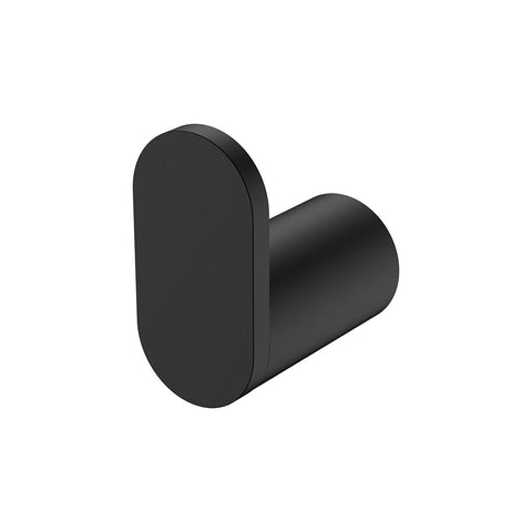 Fienza Empire Slim Single Robe Hook Matte Black 88904B