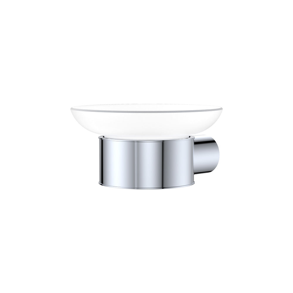 Fienza Empire Slim Soap Holder Glass Dish Chrome 88906