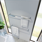 Fienza Empire Slim Double Towel Rail 800mm Chrome 88908800