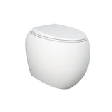 Fienza Rak Cloud Wall Faced Toilet Pan No Button P Trap w/ Geberit Sigma Cistern Matte White 897550MW