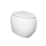 Fienza Rak Cloud Wall Faced In Wall Toilet Pan No Button P Trap Matte White 897750MW