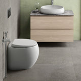 Fienza Rak Cloud Wall Faced Toilet Suite (S Trap) w/ Viega V-01 Cistern (No Button) Matte White 897950MWA