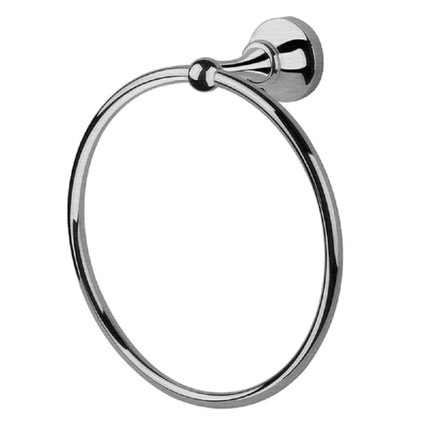 Abey Provincial Towel Ring Brushed Nickel 900052BN