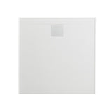 Johnson Suisse Flinders Right Hand Return Rear Outlet Shower Base 900x900mm (2 Sided) MSBF26RCW.KW