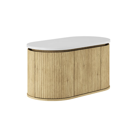 Fienza Empire Pill Wall Hung Cabinet 900mm Scandi Oak 90AS-C