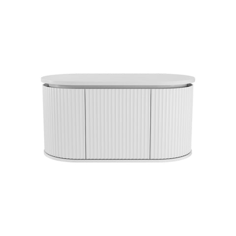 Fienza Empire Pill Wall Hung Cabinet 900mm Satin White 90AW-C