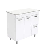 Fienza Unicab On Legs Vanity Right Drawers 900mm White 90NLWR