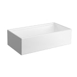 Seima Odessa 920 Ceramic Butler Sink Single Bowl 915x485mm Workstation White Gloss (inc.Stainless Steel Basket Waste & Grid) 192506