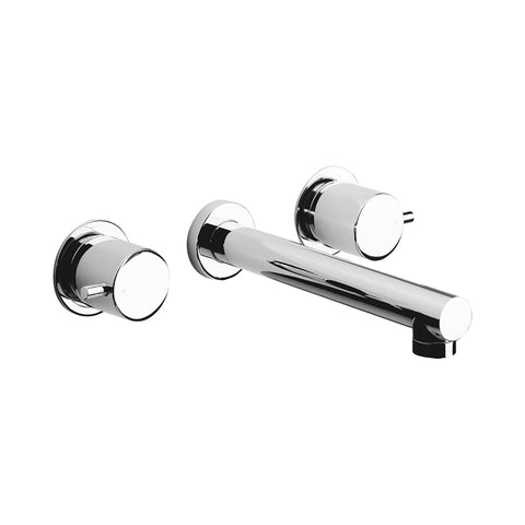 Vito Bertoni Vito CD Wall Basin/Bath Set Fixed 220mm Chrome 93190