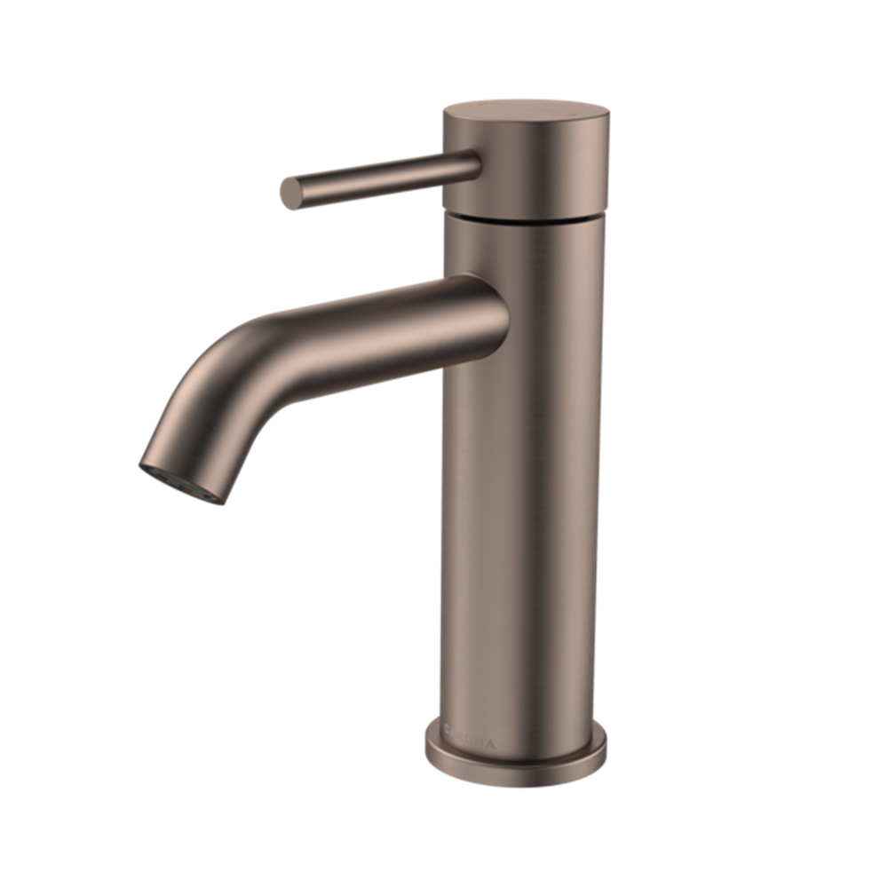 Caroma Liano II Basin Mixer Brushed Bronze Lead Free 96341BBZ6AF
