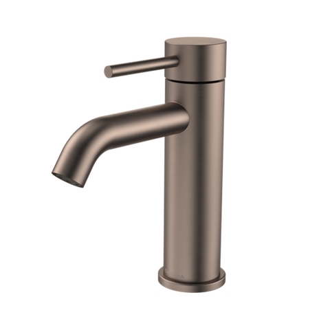Caroma Liano II Basin Mixer Brushed Bronze Lead Free 96341BBZ6AF