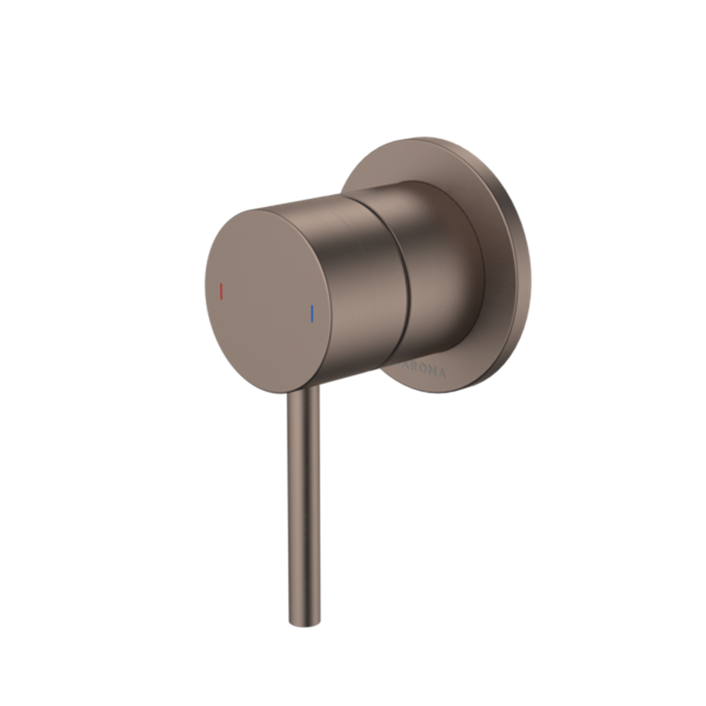 Caroma Liano II Bath/Shower Mixer Round Cover Plate Brushed Bronze 96360BBZ