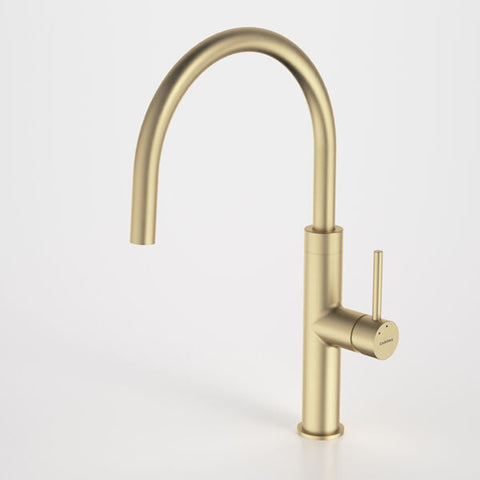 Caroma Liano II Sink Mixer Lead Free Brushed Brass 96379BB56AF
