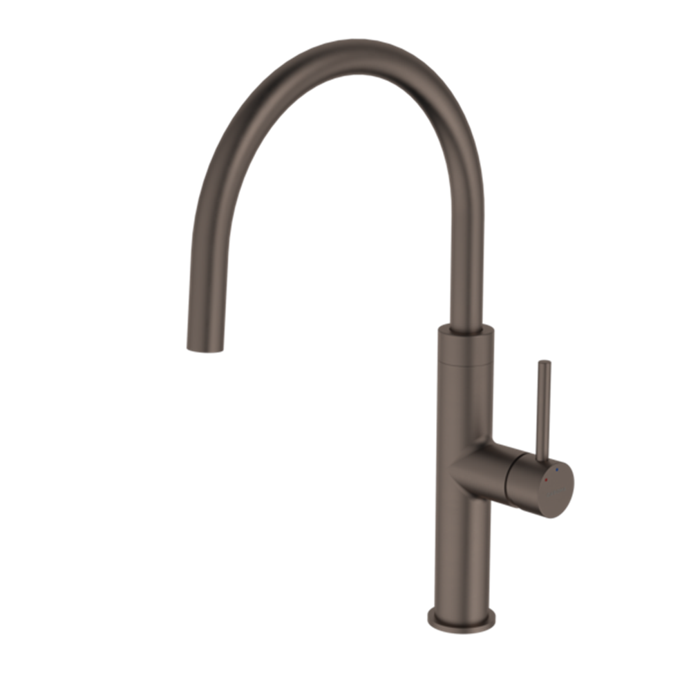 Caroma Liano II Sink Mixer Brushed Bronze Lead Free 96379BBZ56AF