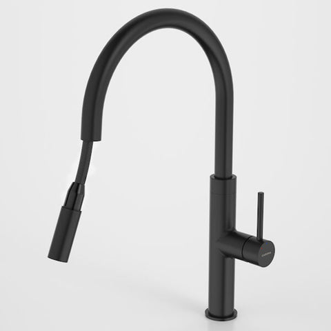 Caroma Liano II Pull Out Sink Mixer Lead Free Matte Black 96380B56AF