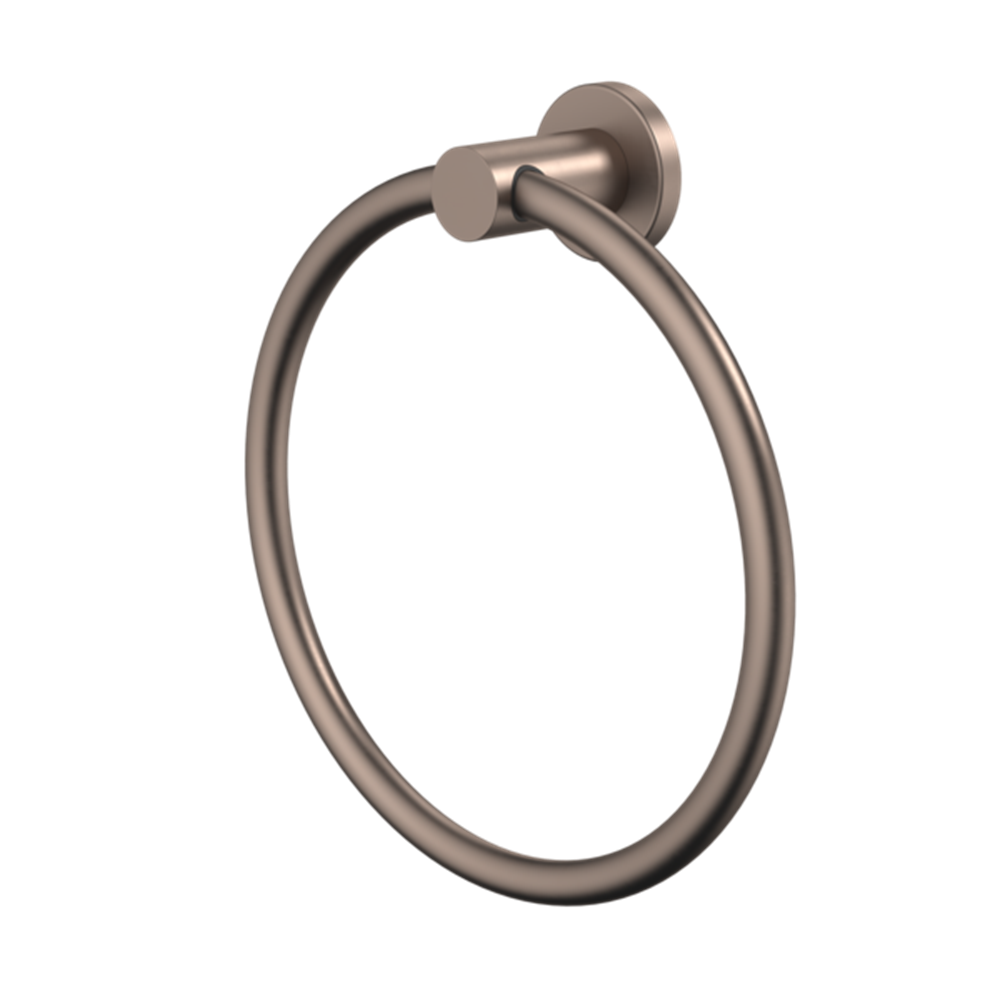 Caroma Liano II Towel Ring Brushed Bronze 96443BBZ