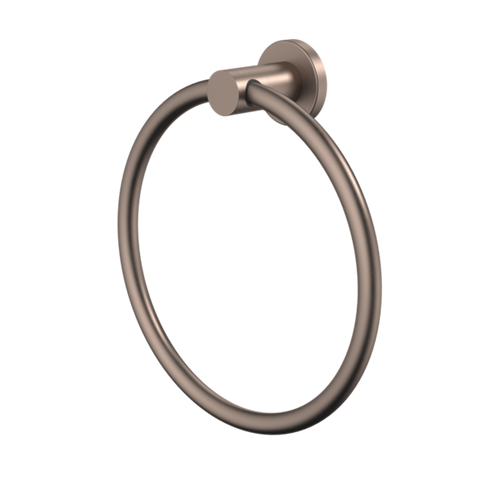 Caroma Liano II Towel Ring Brushed Bronze 96443BBZ