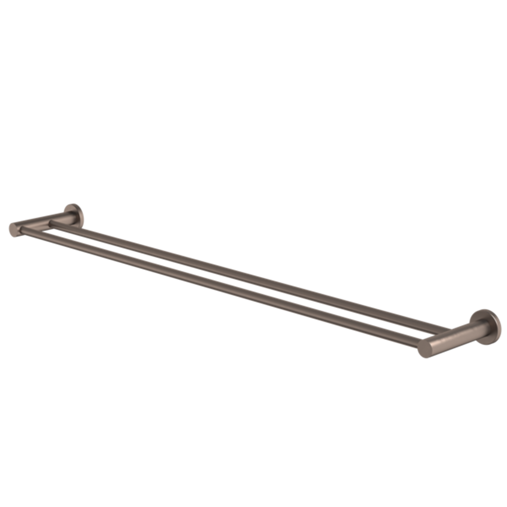 Caroma Liano II Double Towel Rail 840mm Brushed Bronze 96448BBZ