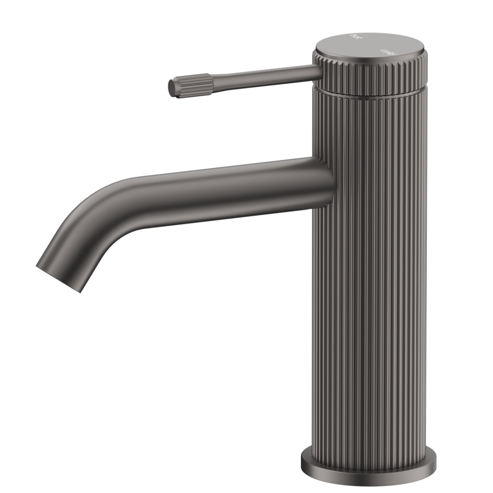 Bella Vista Mica Fluted Basin Mixer Gunmetal BMC-6-NR-GM