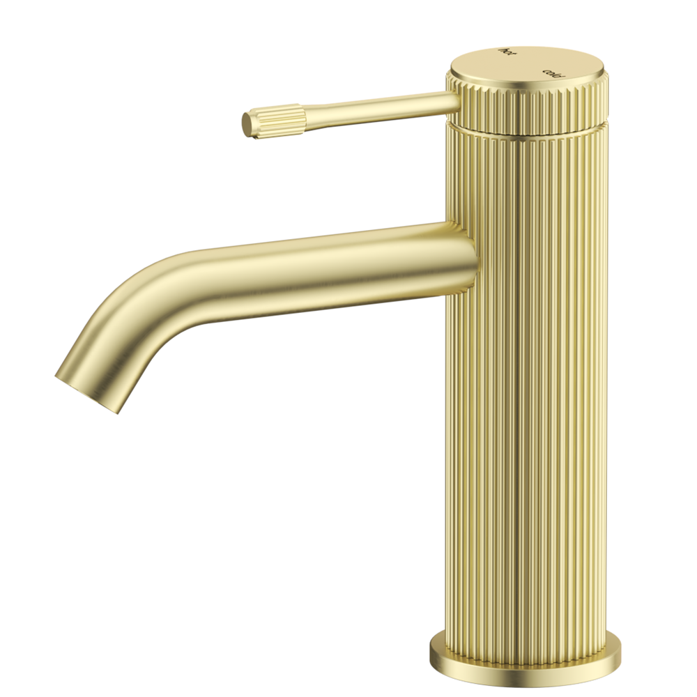 Bella Vista Mica Fluted Basin Mixer French Gold BMC-6-NR-FG