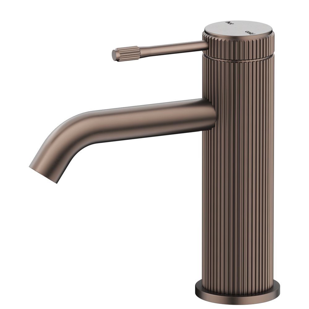 Bella Vista Mica Fluted Basin Mixer Dusk Bronze BMC-6-NR-DB