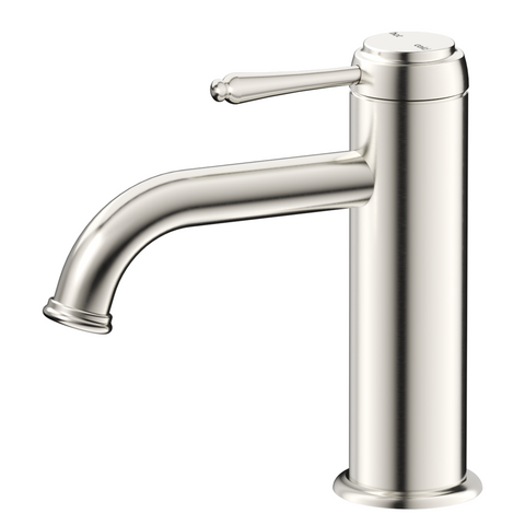 Bella Vista Mica Heritage Basin Mixer Brushed Nickel BM-4-BN