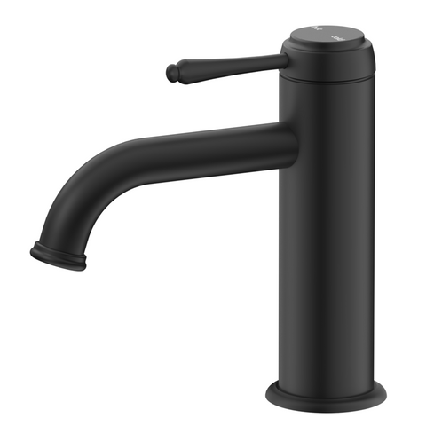 Bella Vista Mica Heritage Basin Mixer Black BM-4-BLK