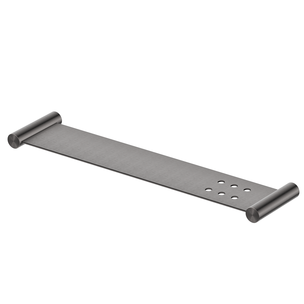 Bella Vista Mica Stainless Shelf 400mm Gunmetal 11MS-P-400-GM
